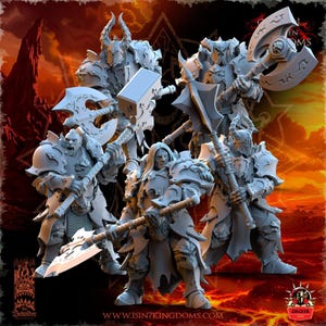 Dead Dark Warrior Fighter Monster Enemy Wargaming Miniature Dungeons and Dragons Mini Hero Quest RPG Board Game DnD Gift Dungeon Master 5e