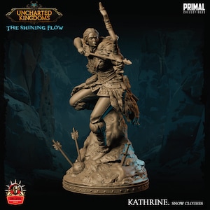 Female Ranger, Archer, Fighter Miniature Dungeons and Dragons Mini Hero Dungeon Quest RPG Board Game Great DnD Gift Dungeon Master 5e
