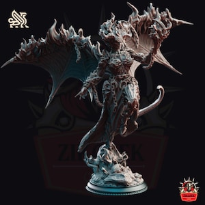 Démon, mère du chaos guerrier combattant ennemi D&D donjons et dragons miniatures mini héros Dungeon Quest RPG jeu de société excellent cadeau D&D 5e