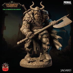 Barbarian King, Fighter, Warrior Miniature Dungeons and Dragons Mini, Hero Dungeon Quest RPG Board Game, Great DnD Gift, 5e Dungeon Master