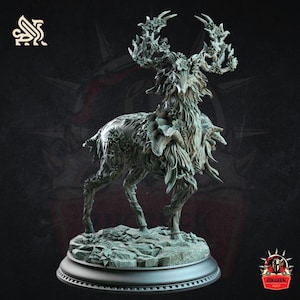 Noble Forest Spirit Creature Miniature Dungeons and Dragons Mini Hero Dungeon Quest RPG Game DnD Gift Critical Role Dungeon Master 5e