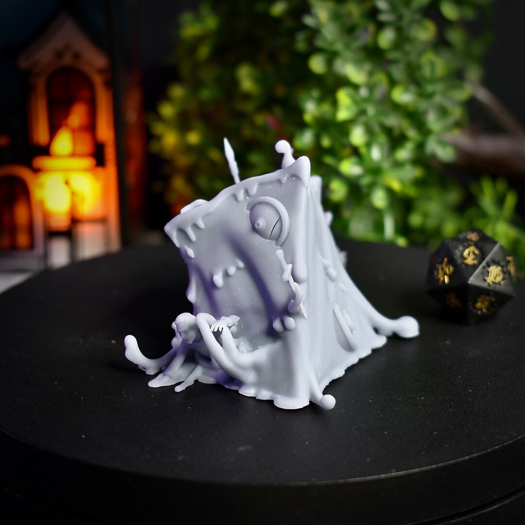 Gelatinous Cube, Slime, Enemy Miniature Dungeons and Dragons Mini, Hero