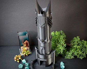 Mordor, Barad-dur Foldable Dice Tower: For DnD, TTRPG, and RPG Gaming
