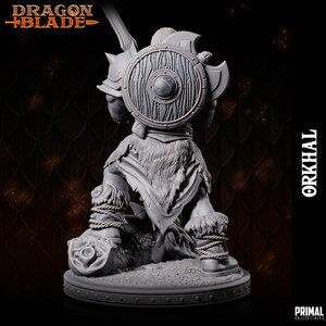Orc Barbarian Warrior Knight Dnd Miniatures, Dungeons and Dragons Mini ...