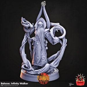 Human Old Wizard, Mage, Sorcerer Miniature Dungeons and Dragons Mini, Hero Dungeon Quest RPG Board Game Great DnD Gift 5e Dungeon Master