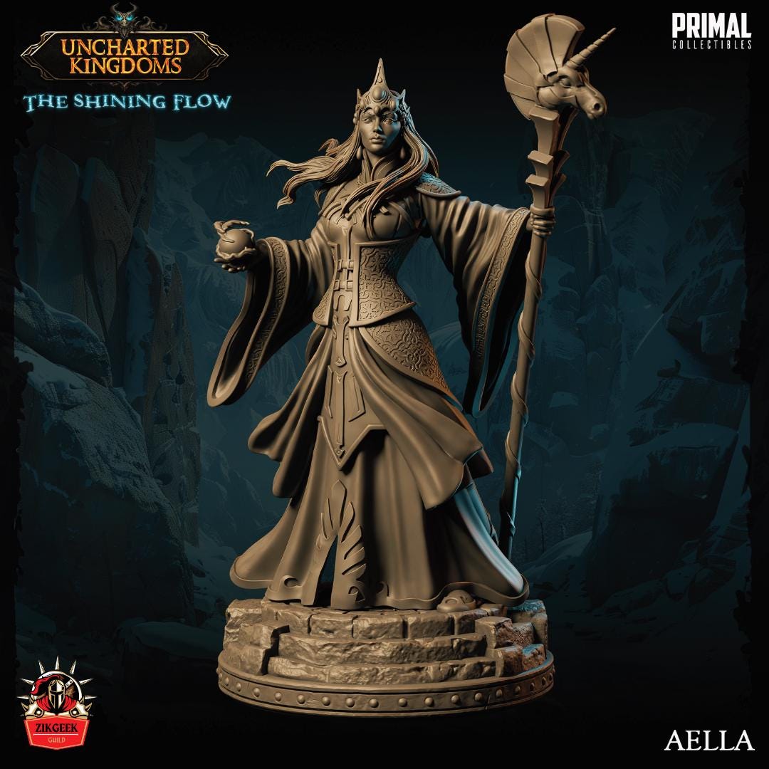 Noble Queen – Miniatura Galaad Per D&D – Royalty NPC Fantasy - Foto 3