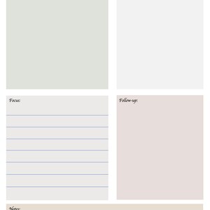 Daily Focus Planner