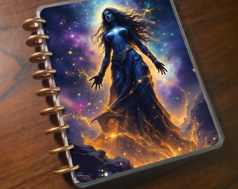 Lady Justice: Handmade Happy Planner Classic Inspired| Laminated Planner Cover| Discbound, Custom Created Changeable Planner Supplies.
