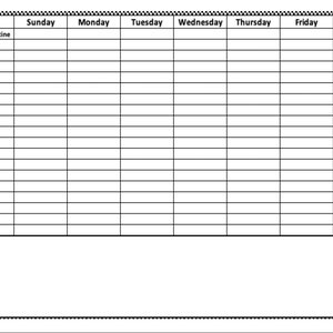 Morning and Afternoon Schedule Breakdown.