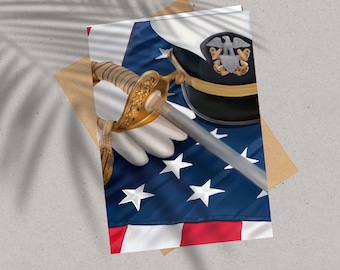 Navy Officer Greeting card