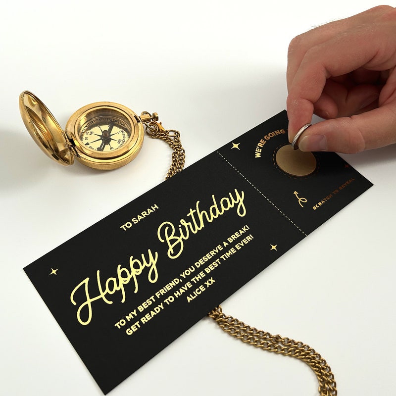 Custom Scratch off Card - Etsy