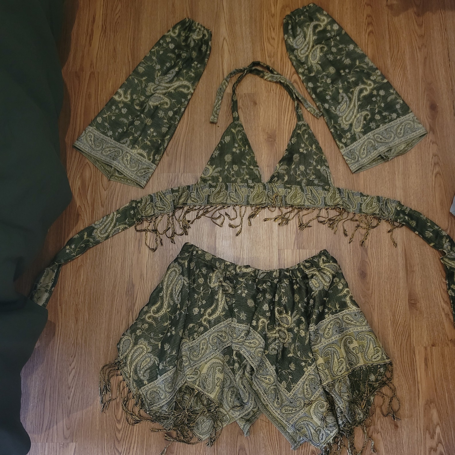 Cross-Strap Halter Fairy Costume with Skirt main image 1