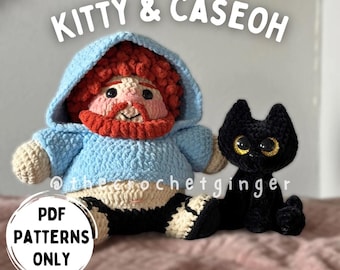 2 in 1 - Kitty & CaseOh || Digital Crochet Patterns