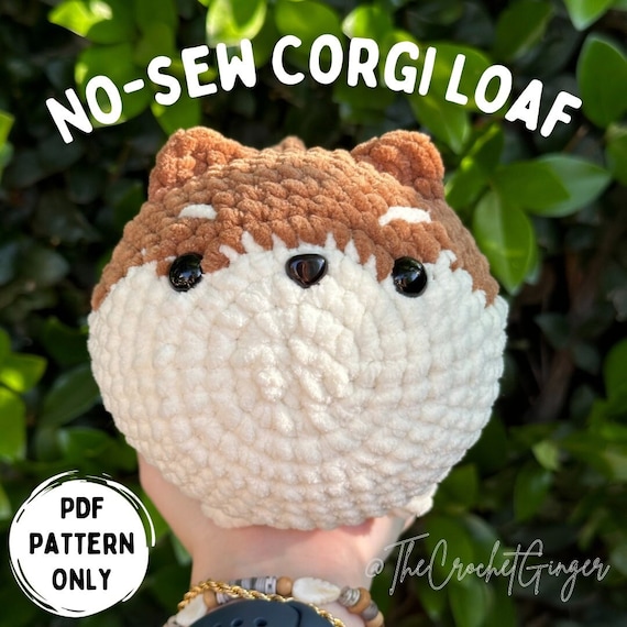No-sew Corgi Loaf || Digital Crochet Pattern - Etsy
