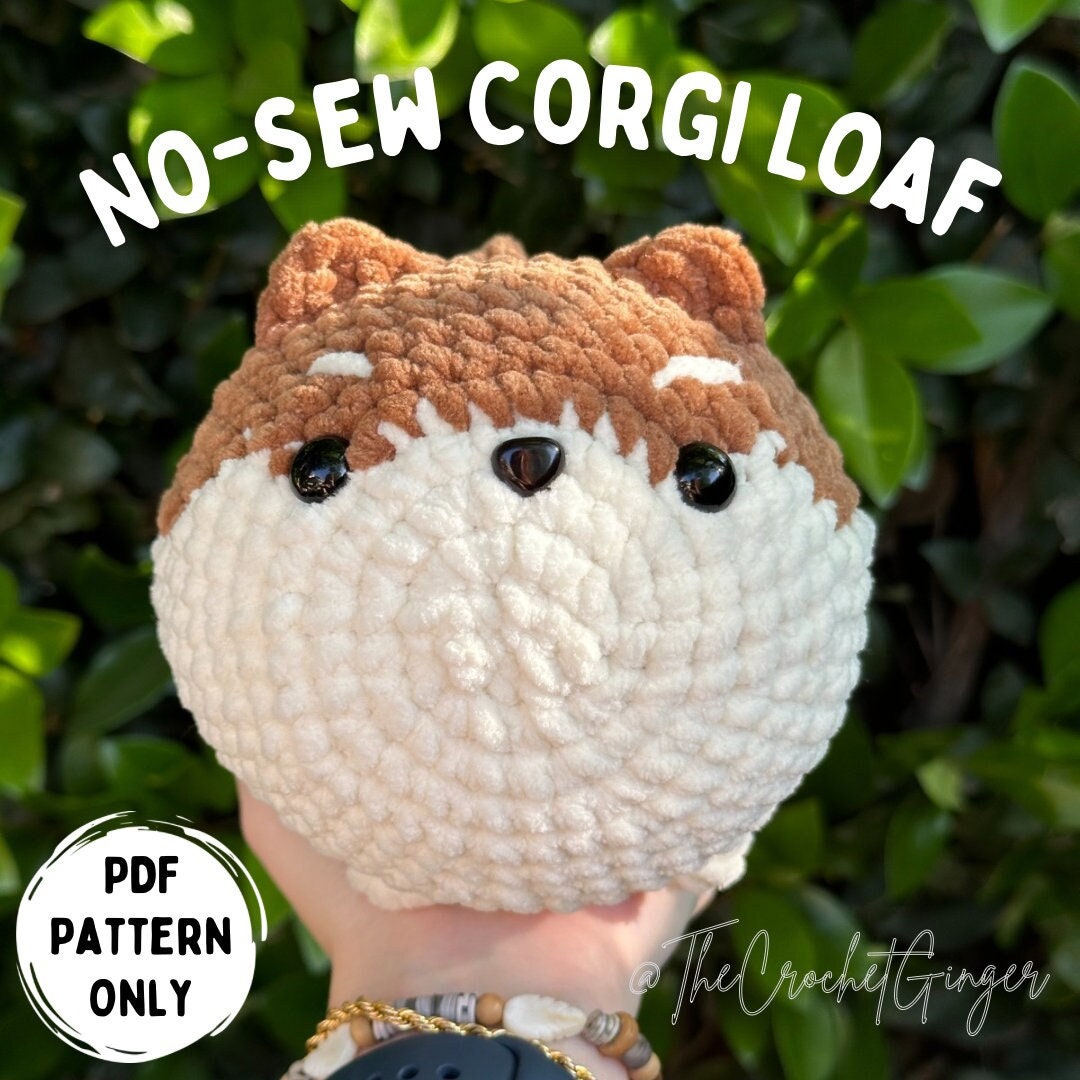 No-sew Corgi Loaf || Digital Crochet Pattern - Etsy