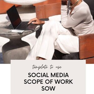 Social Media Scope Of Work | SOW
