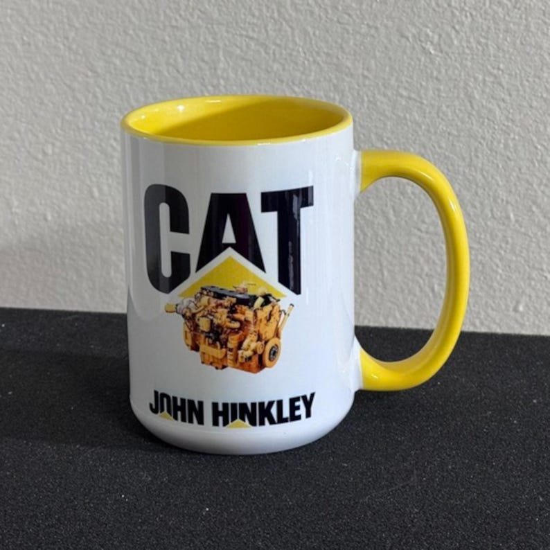 Caterpillar Engine Mug - 15 Oz Truck Fan Gift image 9