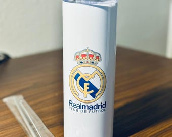 Real Madrid Tumbler – 20oz Insulated Stainless Steel Travel Mug