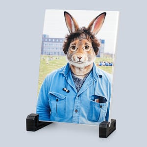 Piastrella in ceramica con foto di famiglia personalizzata – Ricordo personalizzato (8x6 o 8x12)