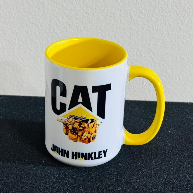 Caterpillar Engine Mug - 15 Oz Truck Fan Gift image 5