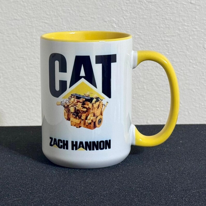 Caterpillar Engine Mug - 15 Oz Truck Fan Gift image 6