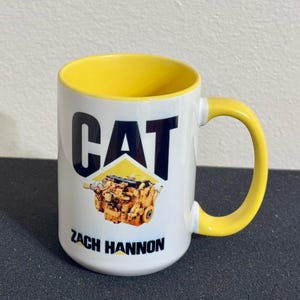 Caterpillar Engine Mug - 15 Oz Truck Fan Gift image 3