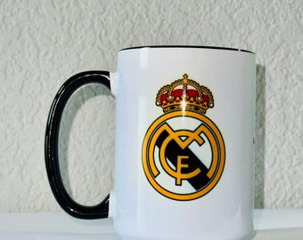 Personalized Real Madrid Coffee Mug – Official Soccer Fan Gift