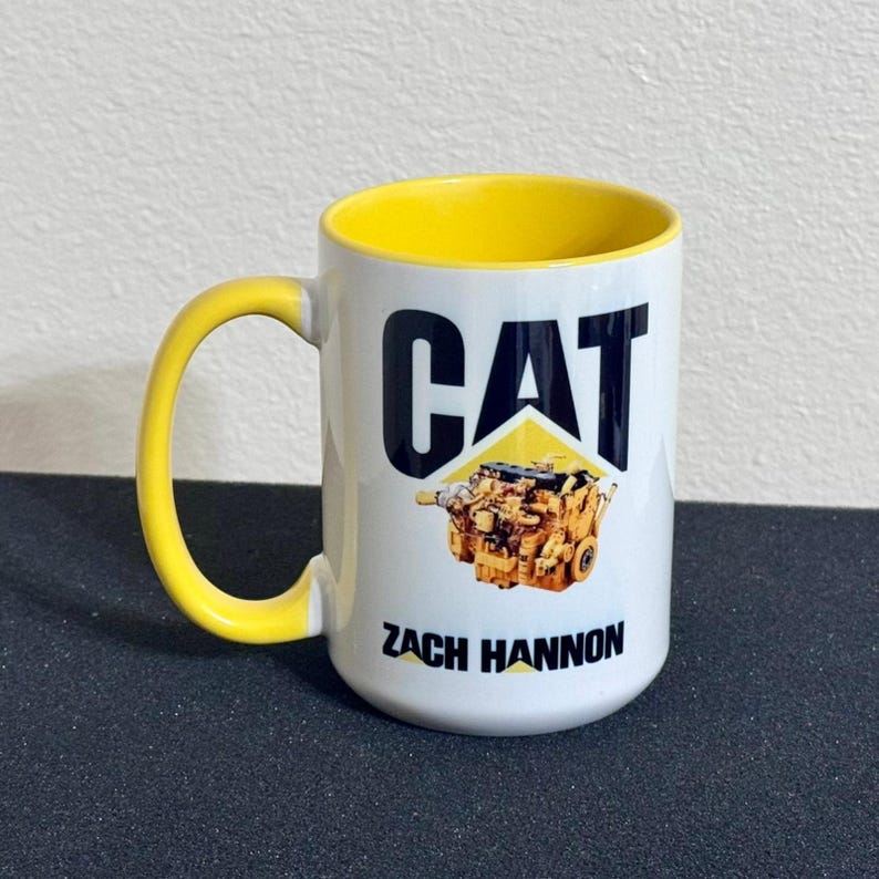 Caterpillar Engine Mug - 15 Oz Truck Fan Gift image 10