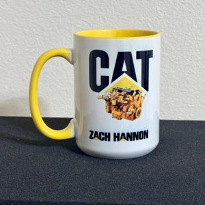 Caterpillar Engine Mug - 15 Oz Truck Fan Gift image 1