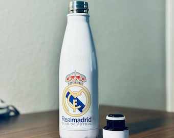 Real Madrid 17oz Stainless Steel Tumbler – Insulated Fan Gift