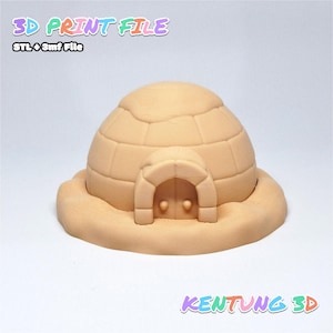 Igloo House 3D Printable STL Model