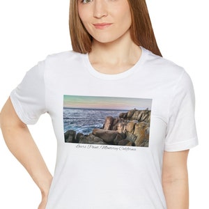 Unisex Monterey California Lovers Point Scenic Landscape T-Shirt San Francisco Bay Area Tshirt