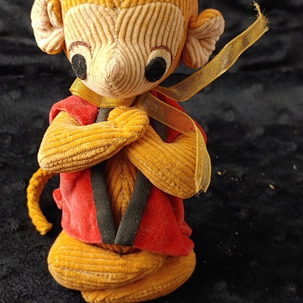 Vintage Stuffed Russian dancing monkey doll