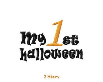 My 1st Halloween Embroidery Design (Digital Download)