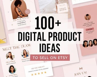 100+ Digital Product Ideas: Boost Your Shop with Top-Selling Items