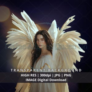 Archangel Gabriel Female Art: Divine Feminine PNG JPG (Digital Download)