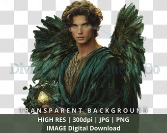 Archangel Ariel Art: Reiki Infused Spiritual Illustration (PNG JPG