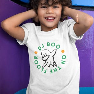 Boys Halloween Kids Cotton Tee,Spooky Kids Tee,Kids Tee,Spooktacular Tee,Ghost Tee,Floating Ghost,Dabbing Boo,Dancing Boo,Trick or Treat,Boo