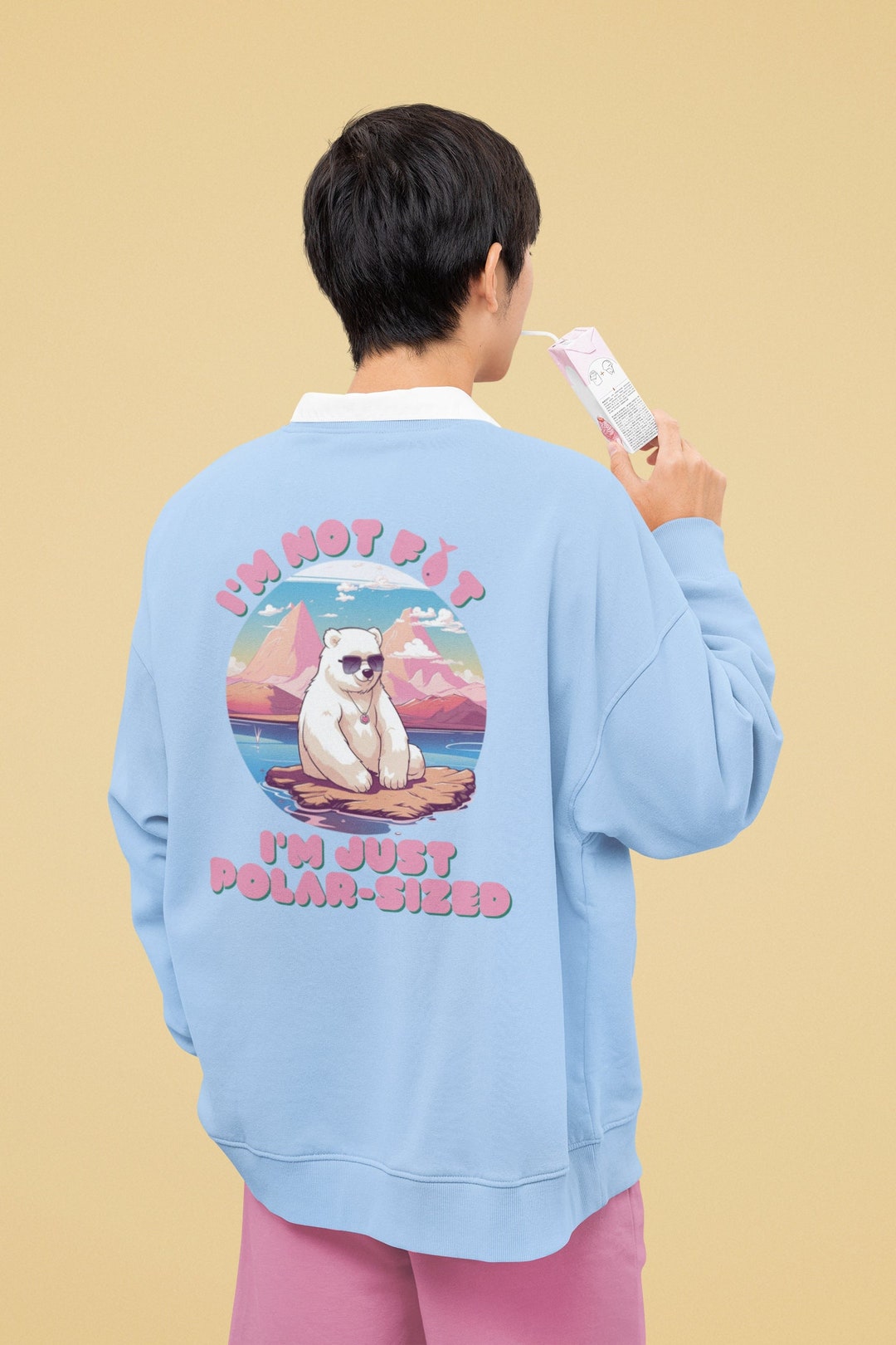 Sun Grey Bear Sweatshirt