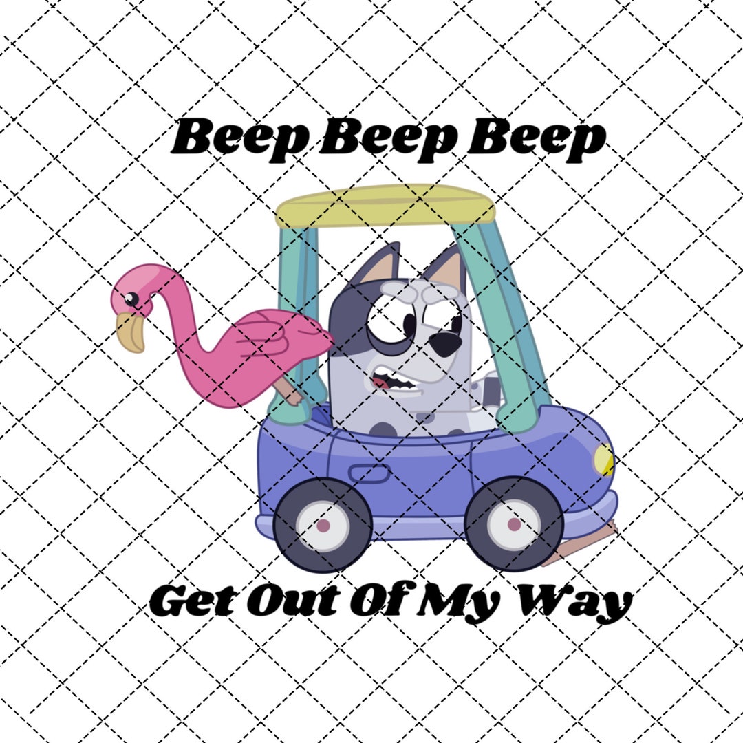 Bluey Muffin Car Digital Png Bluey Digital File Instant Etsy