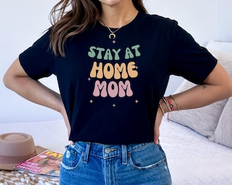 bleib zu hause Mama Shirt süße Mama Top Geschenk für Mama Geschenk Muttertag Geschenkidee erwartet Mama Shirt Mutter t-shirt neues Mama Shirt für Muttertag