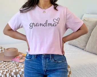 oma shirt voor oma schattig oma shirt oma cadeau voor oma aanwezig moederdag cadeau voor moederdag verjaardagscadeau voor oma