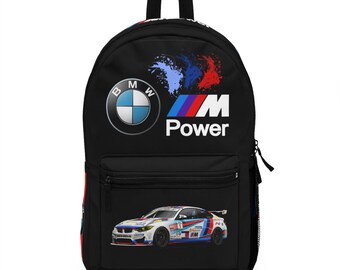 BMW M Powered backpack, M Powered backpack, Bimmer bag, BMW gifts, BMW Accessories, M Power, M Performance, Bimmer Backpack, Bimmer bookbag