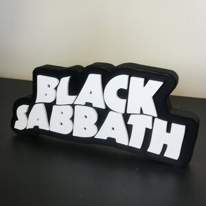 Sabbath Lettering Black Sabbath 3D Printed Logo - Etsy