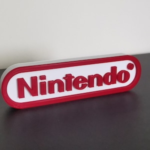 Nintendo 3D printed logo fan art
