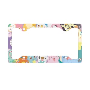Pokepals Metal License Plate Frame