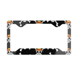 Jolly Metal License Plate Frame