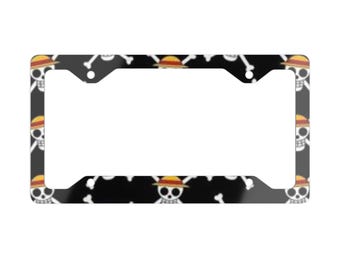 Jolly Metal License Plate Frame