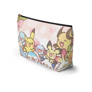 Cute poke Accessory Pouch w T-bottom