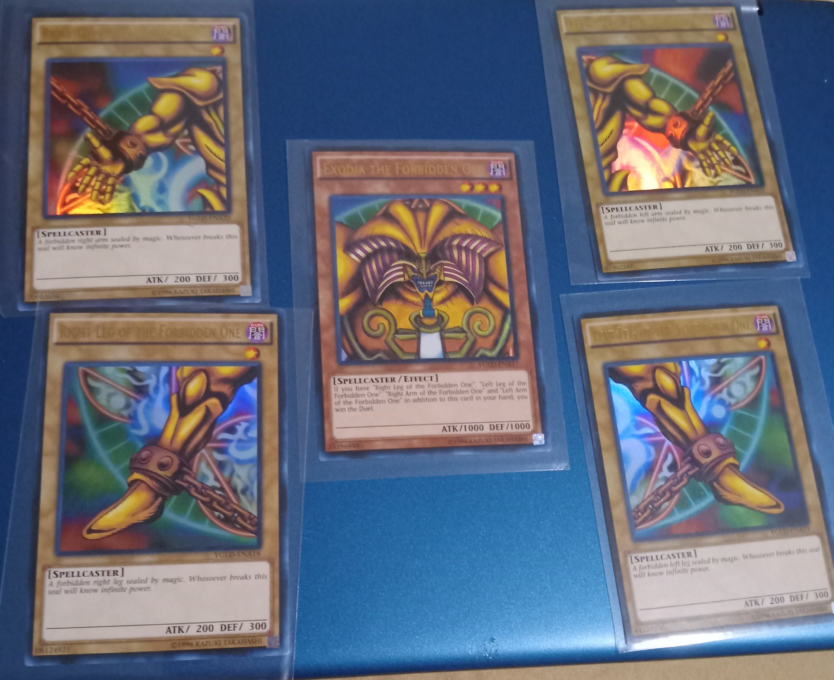 Exodia Yugioh Cards Etsy